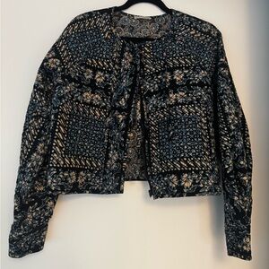 Ulla Johnson Seema Quilted Cropped Jacket